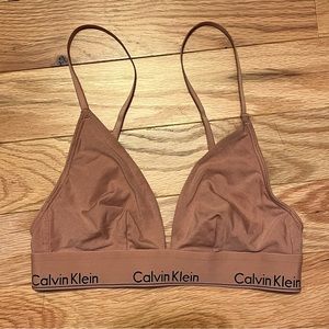 Nude Calvin Klein bra